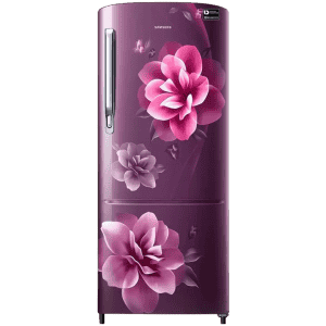 SAMSUNG 192 L Direct Cool Single Door 3 Star Refrigerator | RR20A172YCR/HL | Camellia Purple