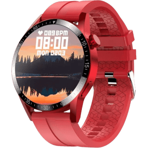 Fire-Boltt Talk Pro Bluetooth Calling Smartwatch | Free Size| Red Strap