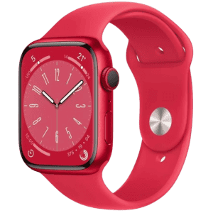 Apple Watch Series 8 | GPS | Cellular | Touchscreen | Red Strap | MNKA3HN/A