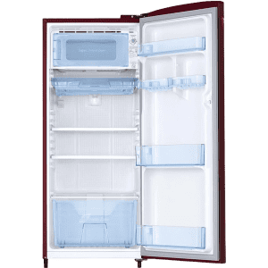 Samsung Direct Cool Single Door Refrigerator | 183 L | 3Star | Digital Inverter | Midnight Blossom Red | RR20D1723RZ/HL