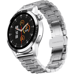 Fire-Boltt Ultimate Stainless Steel Luxury Smartwatch | Bluetooth Calling | Silver Metal | BSW158