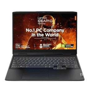 Lenovo IdeaPad Gaming 3 Laptop | AMD Ryzen 5 Hexa Core 7535HS | 16 GB | 512 GB SSD | 6 GB Graphics | NVIDIA GeForce RTX 3050 | 15.6 Inch | Onyx Grey | 82SB00M6IN
