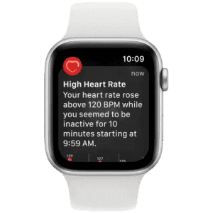 Apple Watch SE 2nd Gen | GPS | 44 mm | Heart Rate Monitor | Sleep Tracking | White Sport Band | MNK23HN/A