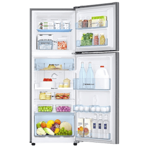 Samsung Inverter Frost Free Double Door Refrigerator | 236 L | 2 Star | Elegant Inox | RT28C3052S8/HL