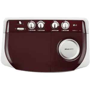 LG  Semi Automatic Top Load Washing Machine | 7.5 kg | Maroon | P7510RRAZ