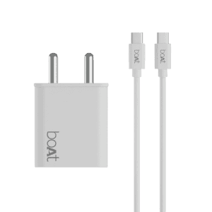 BOAT DV 22.5W QCPD White with Free PD Cable | White