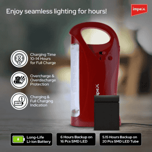IMPEX Lantern Emergency Light | 7 hrs | IL 679
