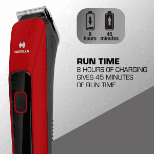Havells BT5111C Cordless Beard Trimmer | Red