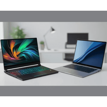 normal laptop and gaming laptop