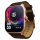 Titan Zeal Smartwatch | AMOLED | BT Calling | Brown Leather Strap