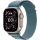 Apple Watch Ultra 3 | GPS + Cellular | 49mm | Titanium Case Light Blue Alpine Loop | Medium | Light Blue Strap | MEWM4HN/A