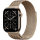 Apple Watch Series 11 | GPS + Cellular | 42mm | Gold Titanium Case Gold Milanese Loop | MF8Y4HN/A