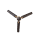 USHA Racer Chrome Ceiling Fan | 1200MM | Ultra High Speed 400RPM  | Rich Smoke Brown