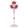 V-GUARD FINESTA STS NEO II PEDESTAL FAN | 400MM | WHITE & RED
