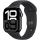 Apple Watch Series 10 | GPS | Cellular | 46mm | M/L | Jet Black Aluminium with Black Sport Band | Jet Black Strap