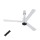 V-Guard INSIGHT-G Ceiling Fan | 1200 mm | BLDC Motor | Remote Control | Blossom White